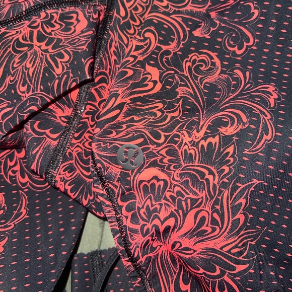 Lululemon One piece Swimsuit/ Leotard ~size:4 Black & Red - Picture 4 of 5